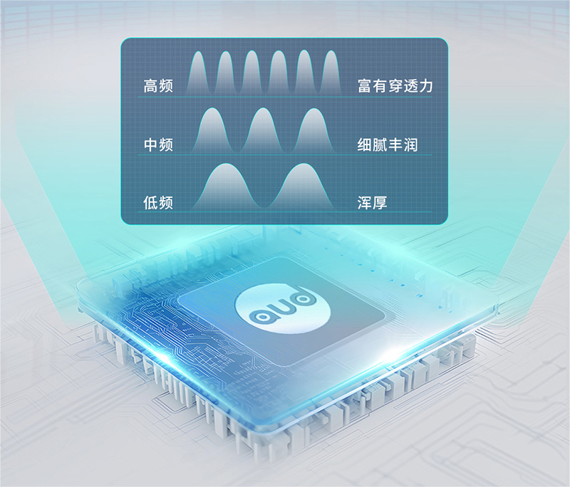 專業(yè)級(jí)芯片，還原真實(shí)人聲，聲音更自然