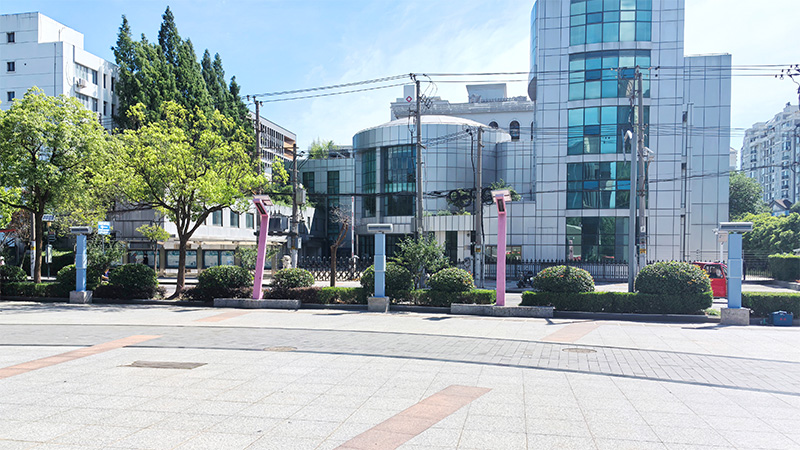 閔行區(qū)藝術(shù)館廣場安裝廣場舞定向音箱