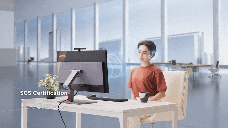ThinkCentre M90a Pro Gen 6搭載的清聽(tīng)聲學(xué)聚音屏技術(shù)