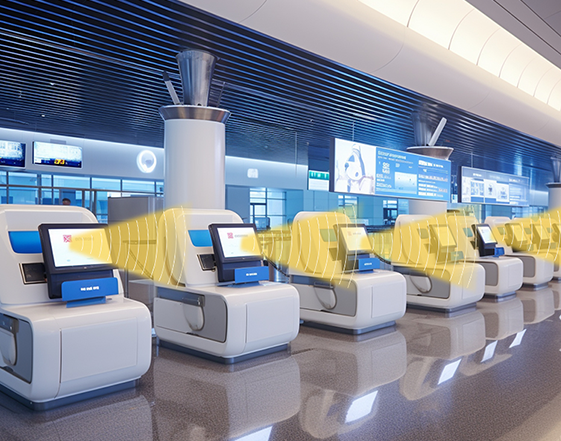 自助終端機定向音箱提供針對性語音指導，增強交互體驗，維護安靜秩序。